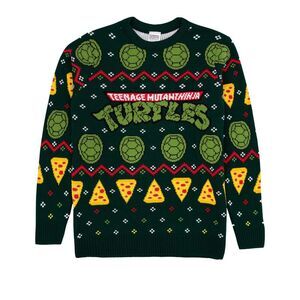 Teenage Mutant Ninja Turtles Unisex Adult Knitted Sweater / Green